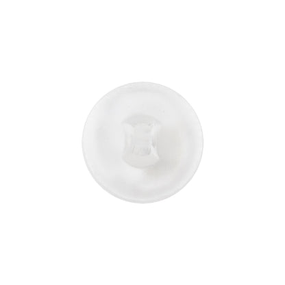 Transparent Molded Shank Back Plastic Button - 28L/18mm Detail