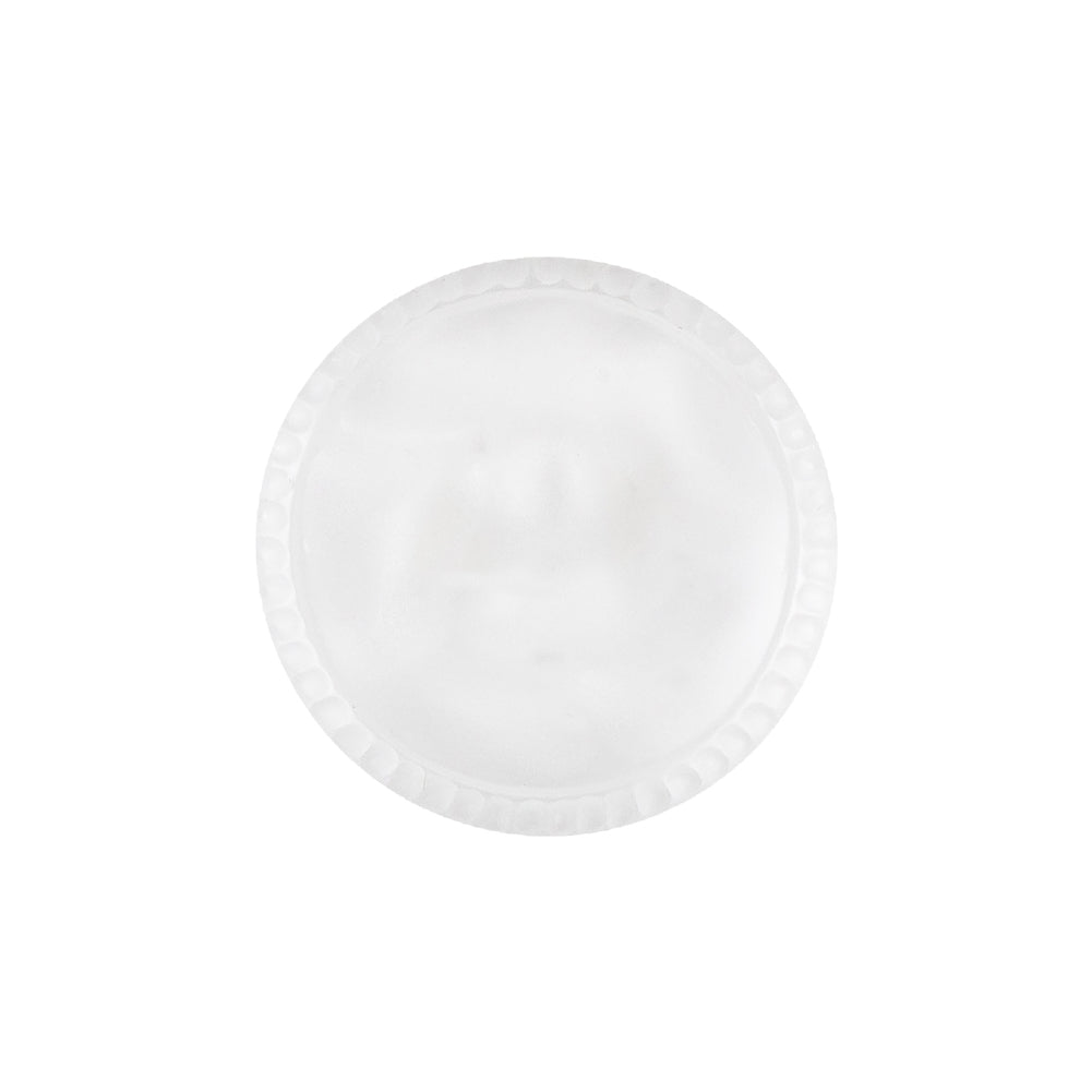 Transparent Molded Shank Back Plastic Button - 36L/23mm