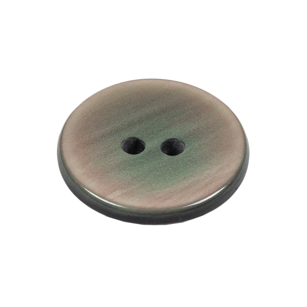 Gray, Pink and Green Iridescent 2-Hole Plastic Dish Button - 40L/25.5mm Folded