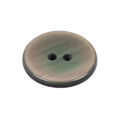 Gray, Pink and Green Iridescent 2-Hole Plastic Dish Button - 40L/25.5mm Folded