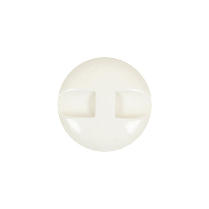 Italian White Faceted Dome Self Back Plastic Button - 30L/19mm Detail