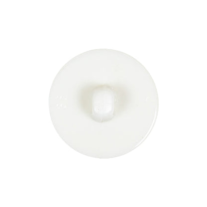 Italian White Faceted Center Floral Molded Shank Back Plastic Button - 36L/23mm Detail