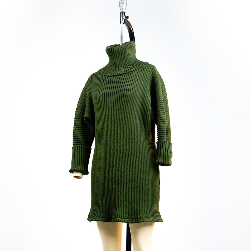 2x2 Ribbed Chunky Sweater Knit - Wren - Alta Collection