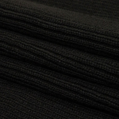 Alta Black 2x2 Ribbed Chunky Sweater Knit