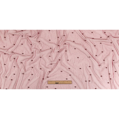 Beaded Tulle - Burgundy - Sylvie Collection