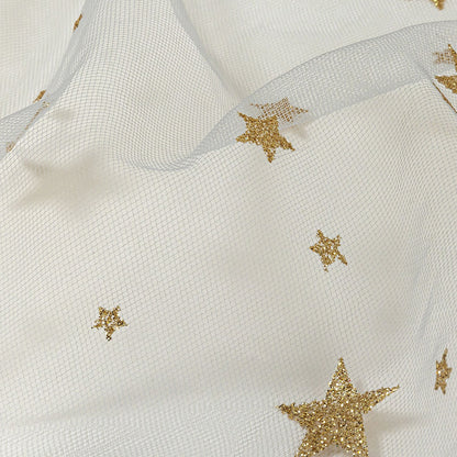 Starry Glitter Tulle - Tradewinds Folded