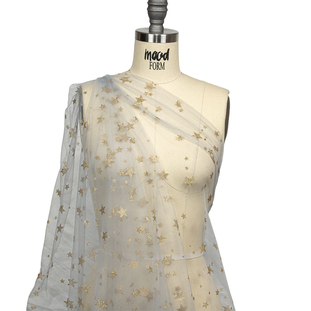 Starry Glitter Tulle - Tradewinds Detail