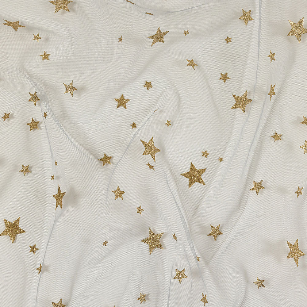 Starry Glitter Tulle - Tradewinds