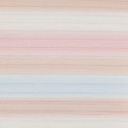 Pink, Peach and Blue Ombre Stripes Pleated Tulle