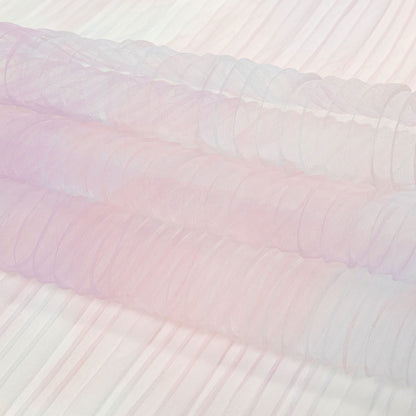 Pink Dolphin, Lilac and Pale Blue Tie Dye Pleated Tulle Full