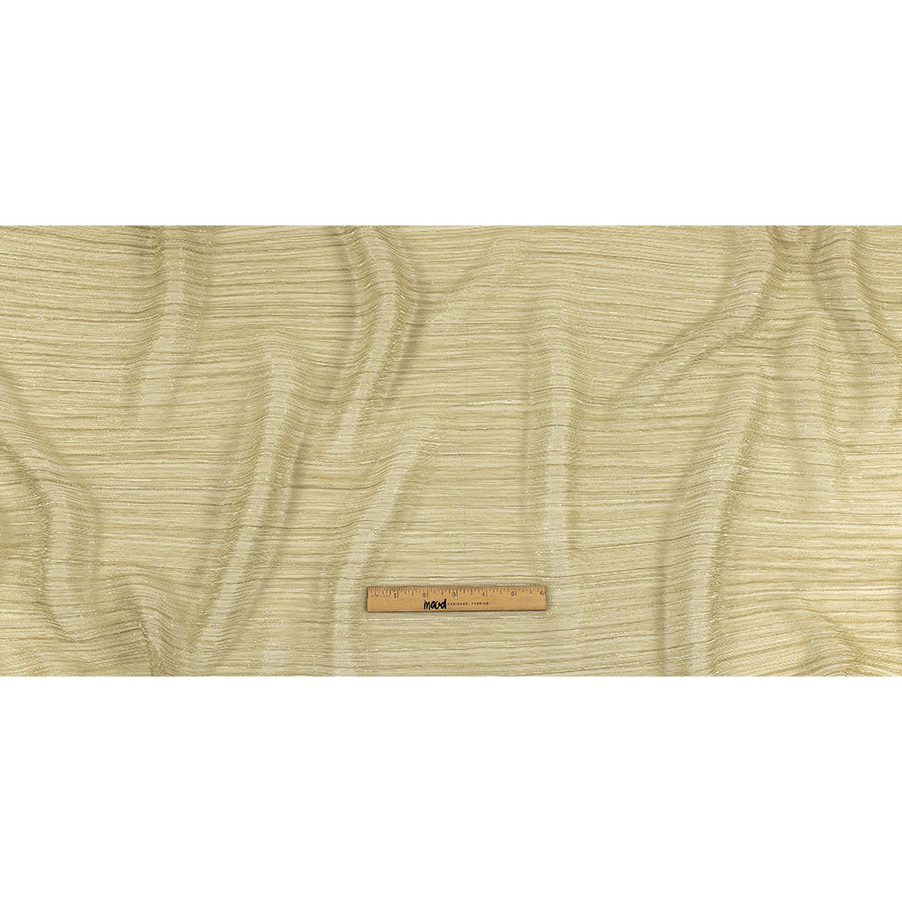 Metallic Stretch Plisse - Gold - Natalia Collection Drape