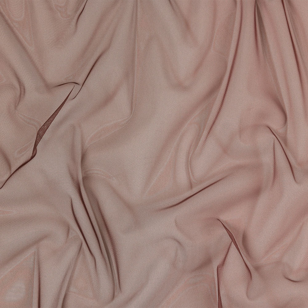 Caramel, Brown and Deep Mahogany Ombre Shadow Stretch Tulle