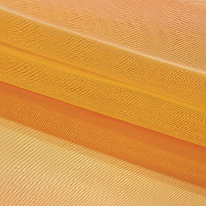 Ombre Stripes Shadow Tulle - Yellow, Orange and White