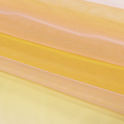 Ombre Stripes Shadow Tulle - Pink and Yellow