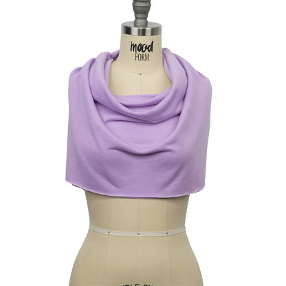 Lavender Recycled Polyester Jersey Drape