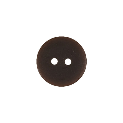 Bracken and Travertine Brown Geometric Carved 2-Hole Wood Button - 25L/16mm Detail
