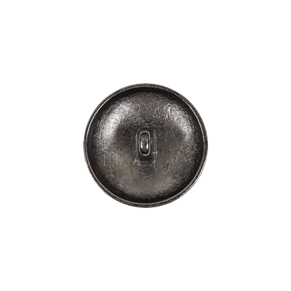 Gunmetal Knotwork Metal Shank Back Button - 28L/18mm Detail