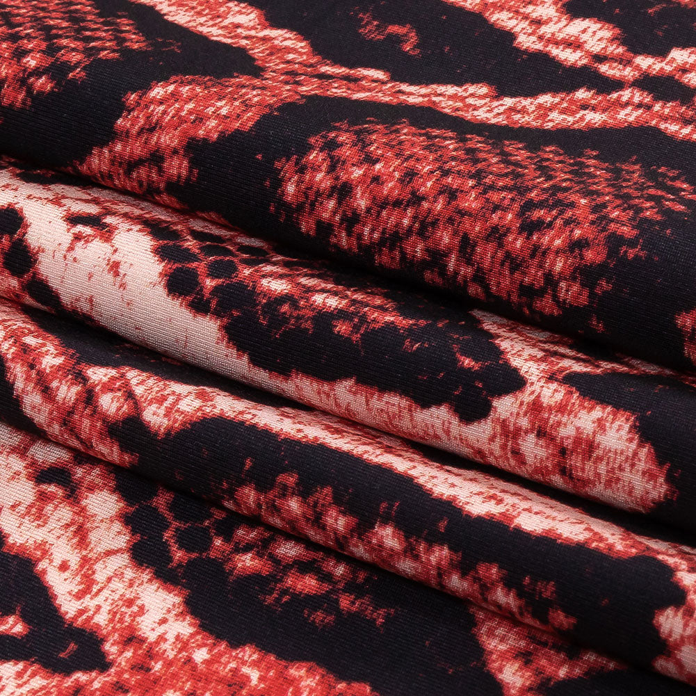 Compression Swimwear Tricot, UV Protective with Aloe Vera Microcapsules - Desert Rose Python Skin - Caye Collection