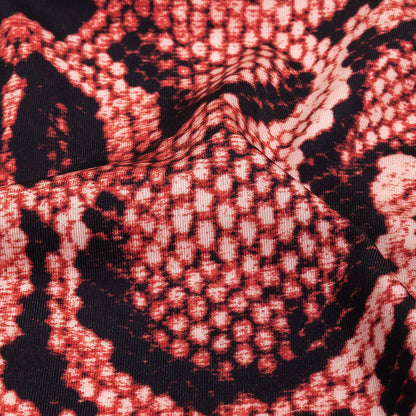 Compression Swimwear Tricot, UV Protective with Aloe Vera Microcapsules - Desert Rose Python Skin - Caye Collection