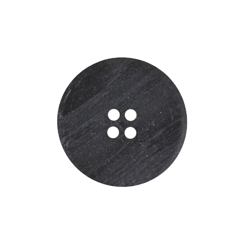 Black and Gold Glitter 4-Hole Plastic Button - 36L/23mm Detail