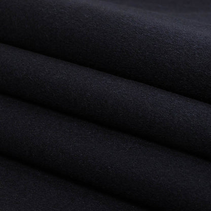 Night Sky Brushed Wool Double Cloth Coating Folded
