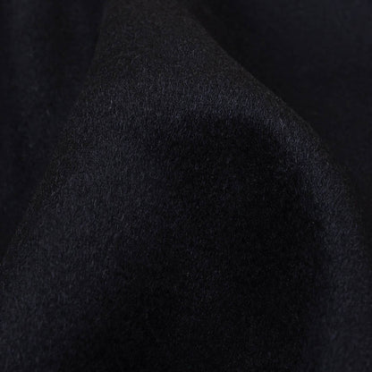 Night Sky Brushed Wool Double Cloth Coating Detail