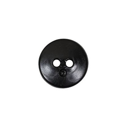 Cool Gray and Black Enamel-Look 2-Hole Plastic Dish Button - 24L/15mm Detail