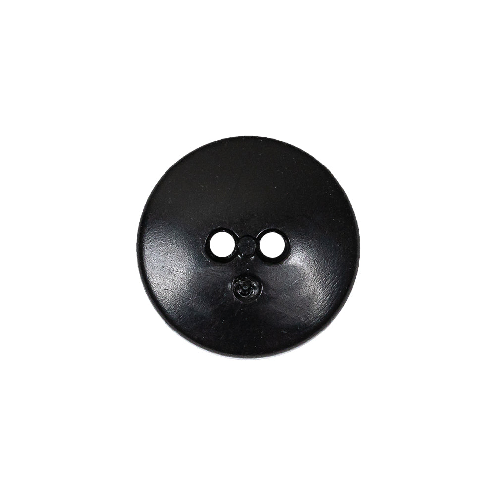 Cool Gray and Black Enamel-Look 2-Hole Plastic Dish Button - 30L/19mm Detail