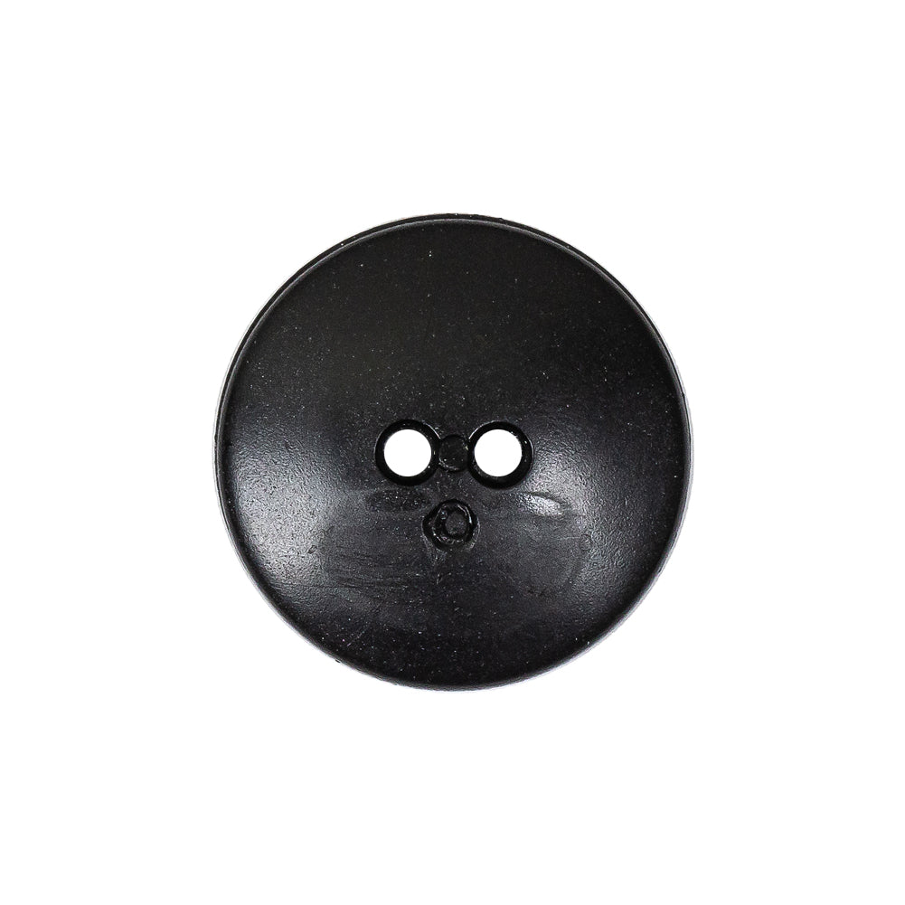 Cool Gray and Black Enamel-Look 2-Hole Plastic Dish Button - 36L/23mm Detail