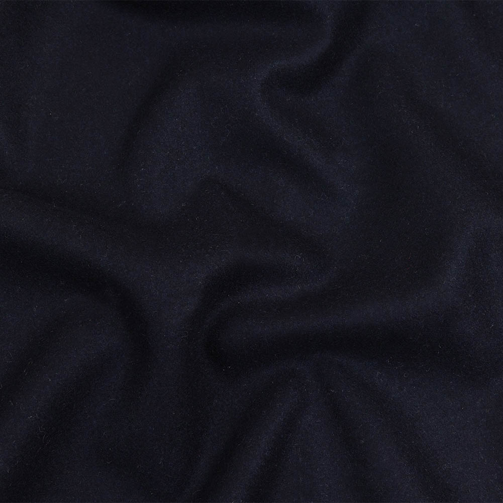 Pageant Blue Fulled Wool Twill Coating