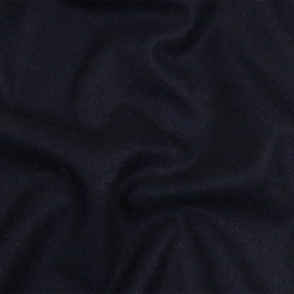 Pageant Blue Fulled Wool Twill Coating