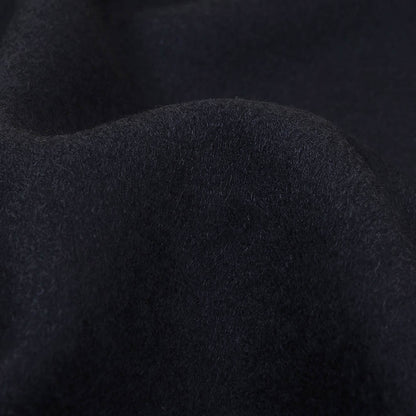 Night Sky Brushed Wool Twill Double Cloth Coating Detail