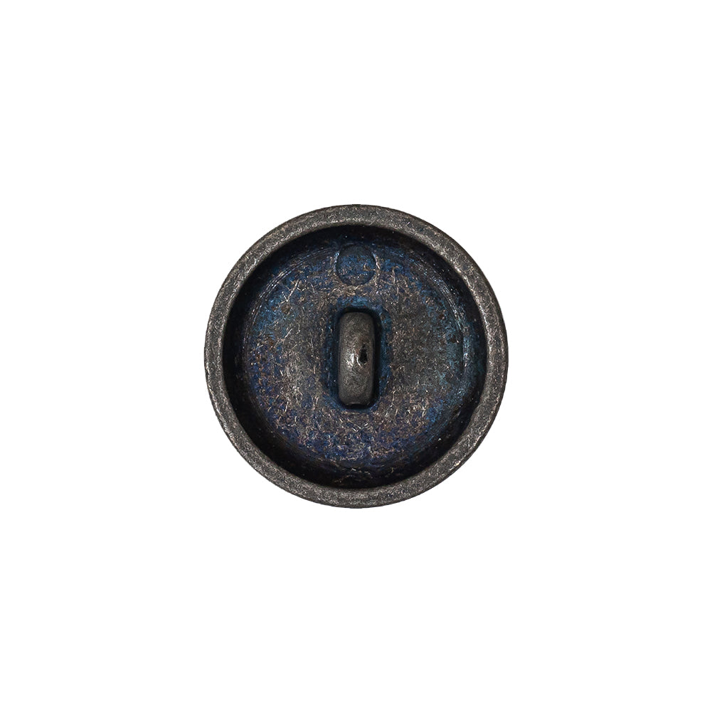 Italian Denim Geometric Shank Back Button - 28L/18mm Detail