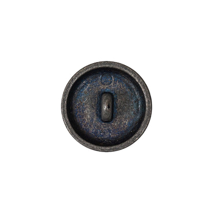 Italian Denim Geometric Shank Back Button - 28L/18mm Detail