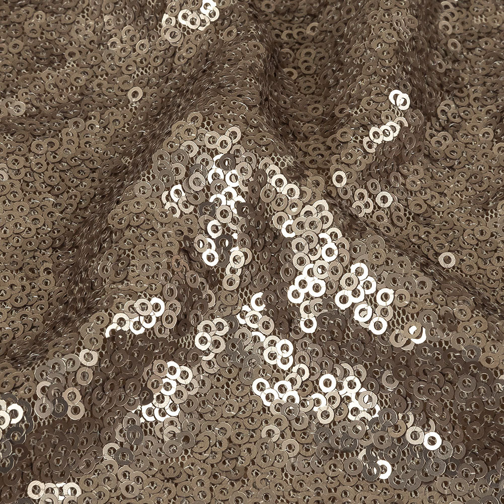 Mesh with Baby Sequins - Sand - Mariah Collection Detail