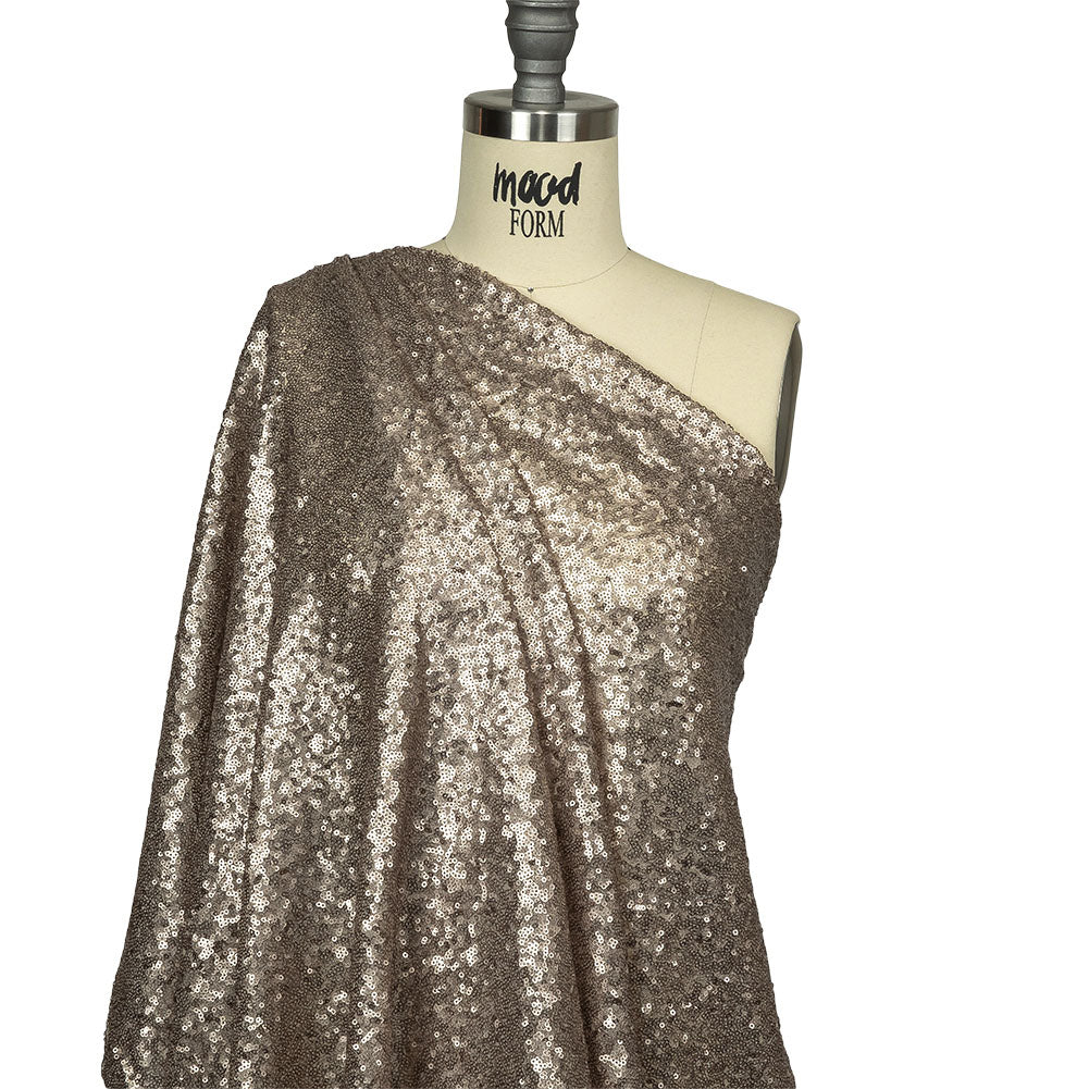 Mesh with Baby Sequins - Sand - Mariah Collection Drape