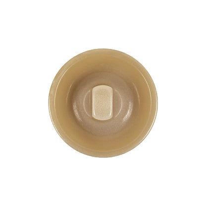 Lark and Brown Rice Swirl Half Dome Plastic Shank Back Button - 35L/22mm Detail