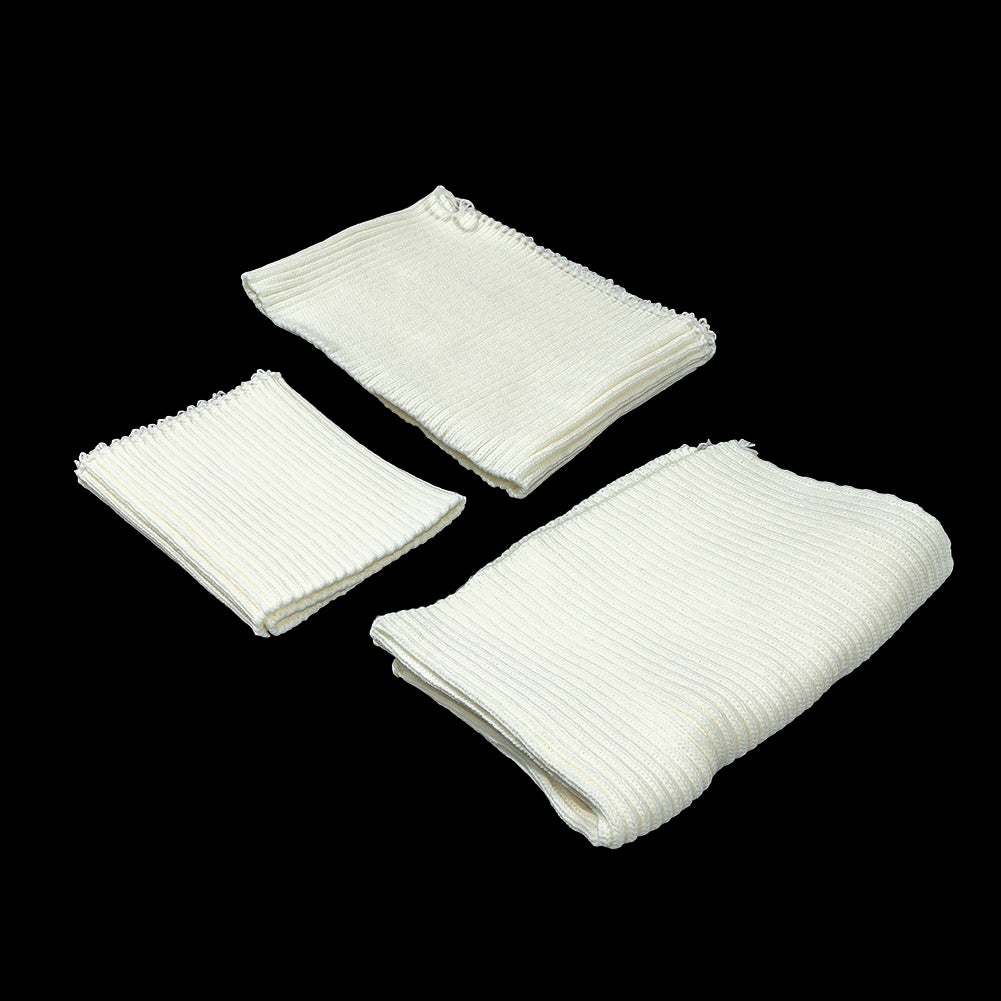 Alta Marshmallow Chunky 2x2 Rib Knit Sweater Trim Bundle - 3pc