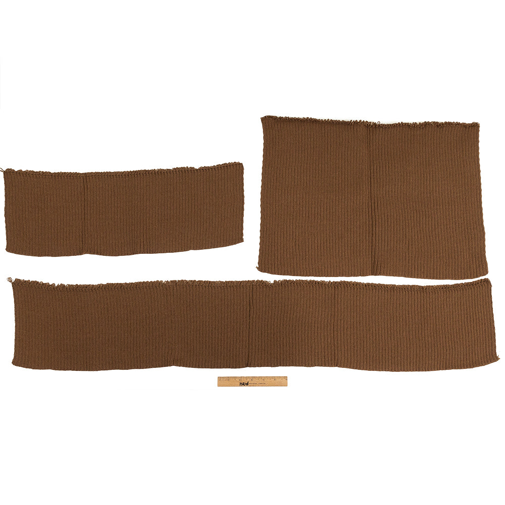 Alta Caramel Chunky 2x2 Rib Knit Sweater Trim Bundle - 3pc - Full