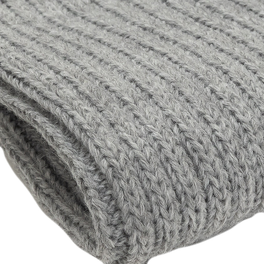Alta Silver Gray Chunky 2x2 Rib Knit Sweater Trim Bundle - 3pc - Detail