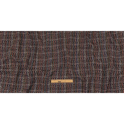 Charcoal and Multicolor Blended Wool Tweed Full