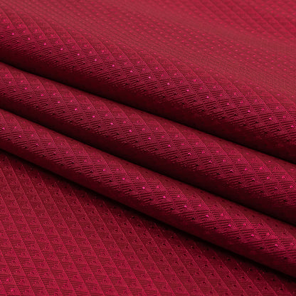 Magenta Mini Triangles Jacquard Lining