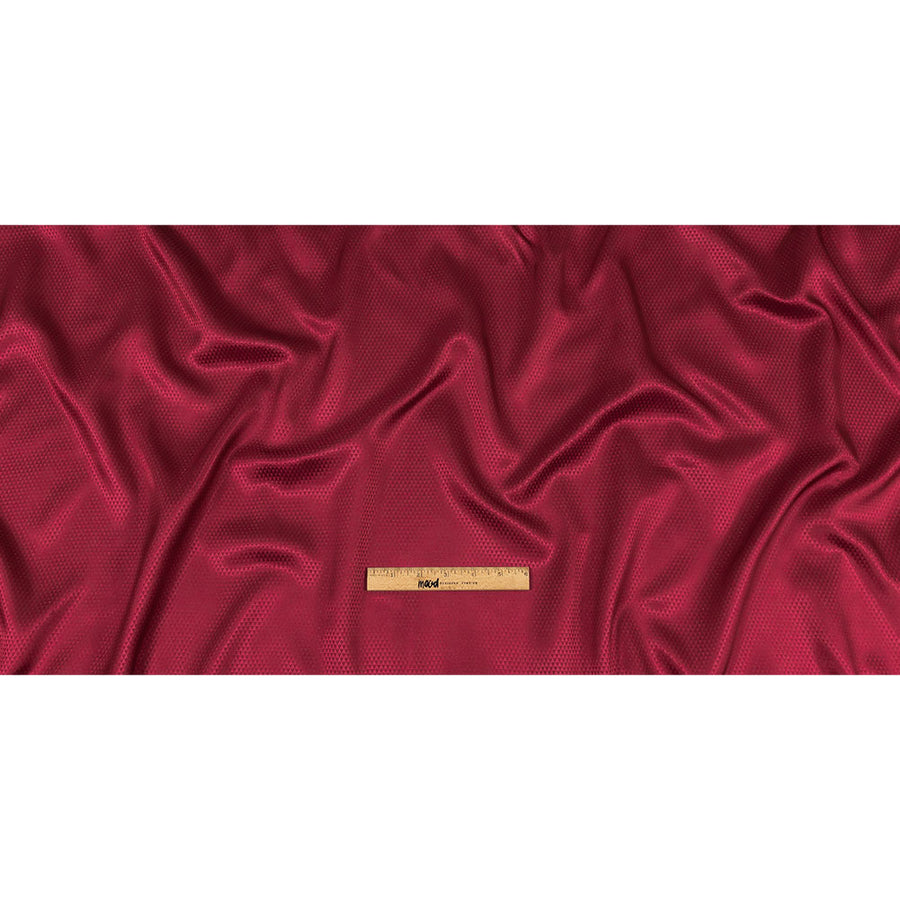 Magenta Mini Triangles Jacquard Lining