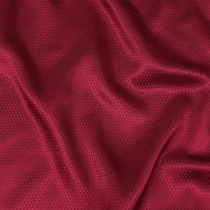 Magenta Mini Triangles Jacquard Lining