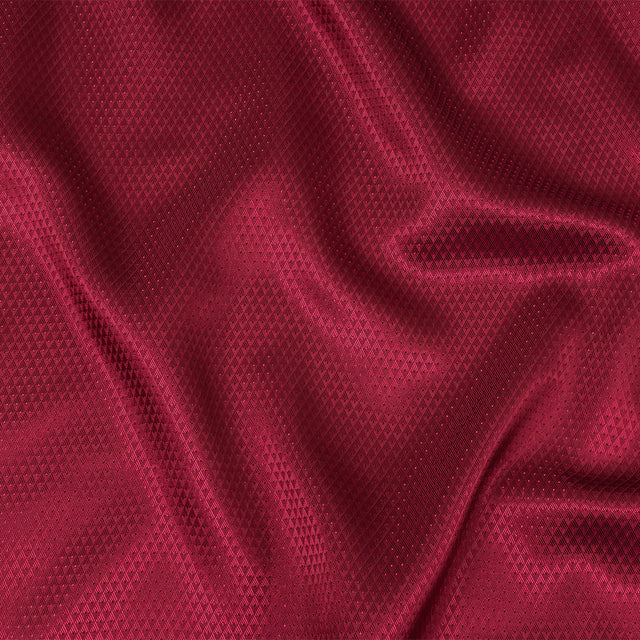 Magenta Mini Triangles Jacquard Lining