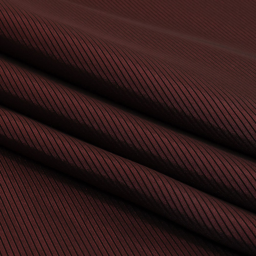 Maroon and Black Diagonal Stripes Jacquard Lining
