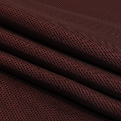 Maroon and Black Diagonal Stripes Jacquard Lining