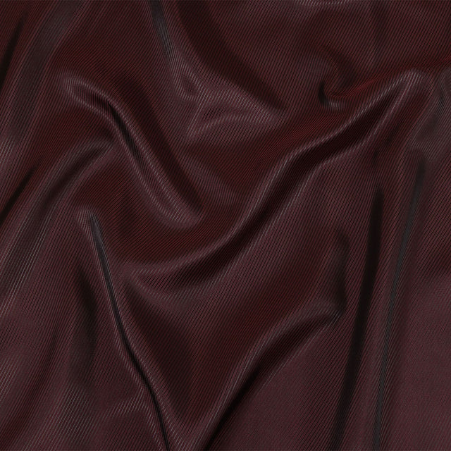 Maroon and Black Diagonal Stripes Jacquard Lining
