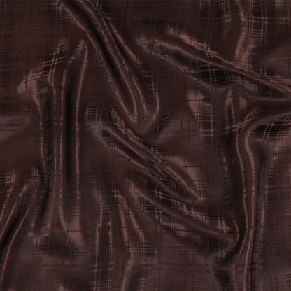 Chocolate Tonal Plaid Jacquard Lining