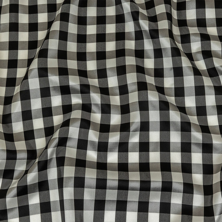 template--26688905969737__main-Black and Brilliant White White Gingham Acetate Twill Lining